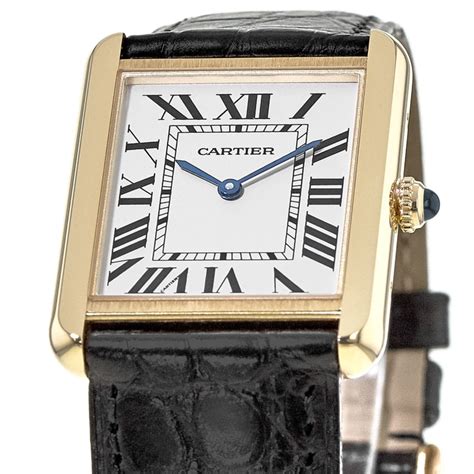 cartier watces|cartier gold leather watch.